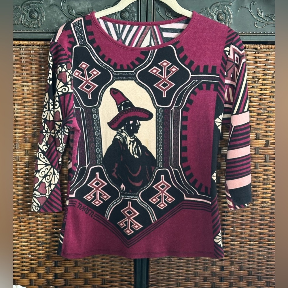 Vintage Fashion Bug Gaucho Shirt